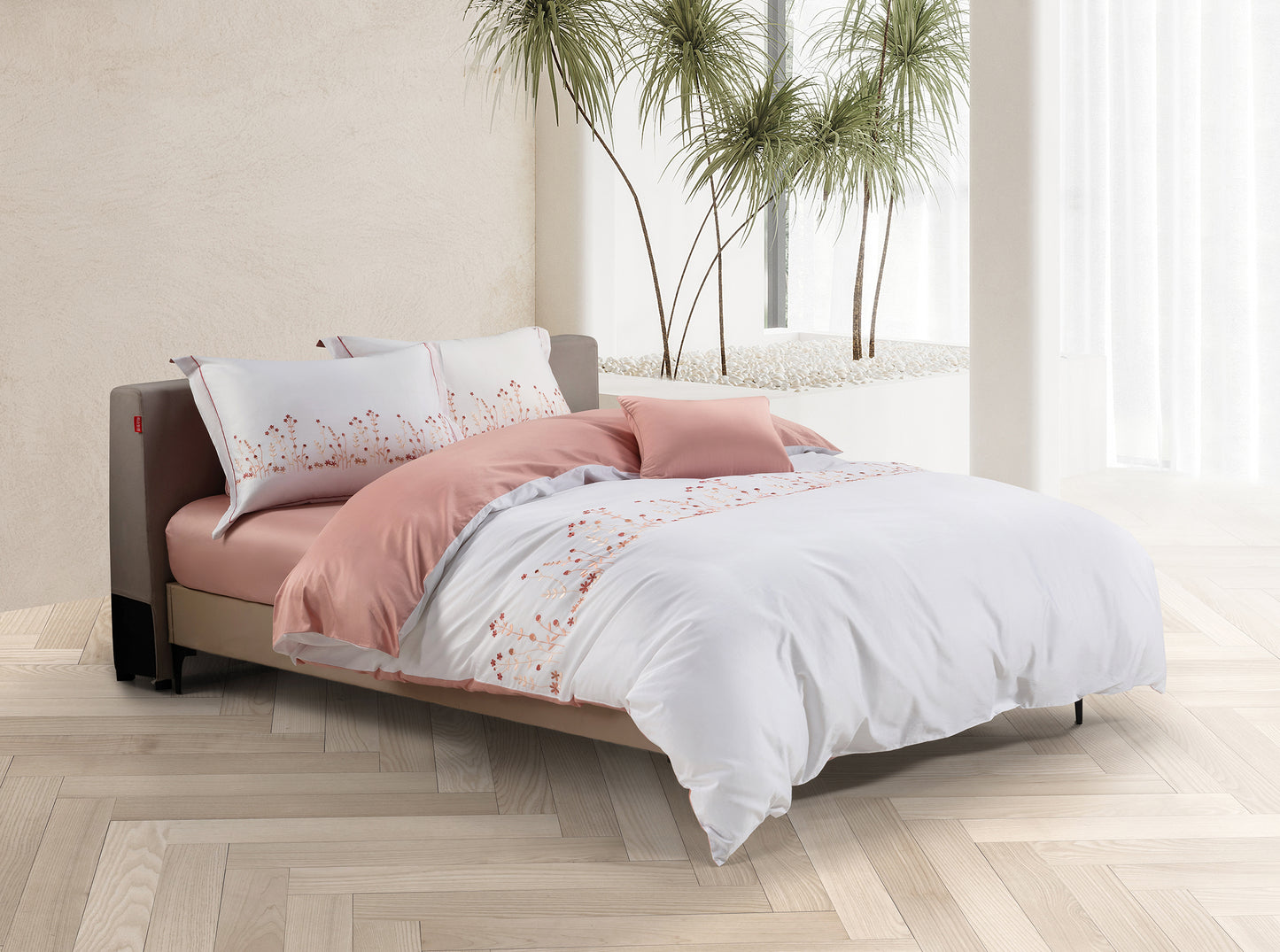 Botanical Blush Linen Set