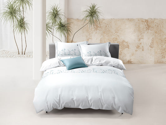 Botanical Aqua Linen Set