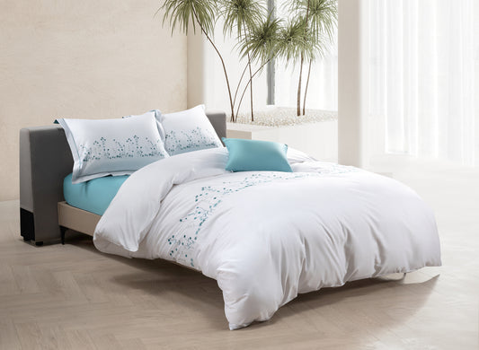 Botanical Aqua Linen Set