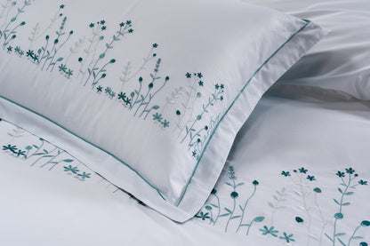 Botanical Aqua Linen Set